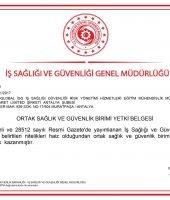 ANTALYA OSGB YETKI BELGESI